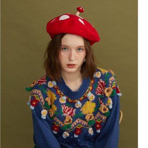 Designer Painter Hat | 100% Handmade Wool Felt